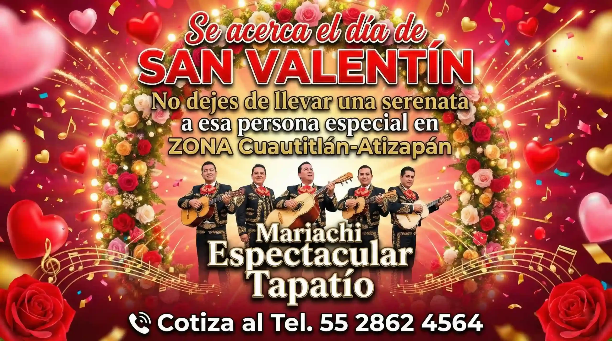 Mariachi para 14 de febrero en Cuautitlán